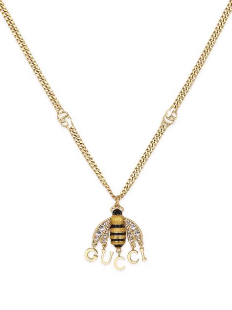 gucci diamante necklace|designer bee necklace Gucci.